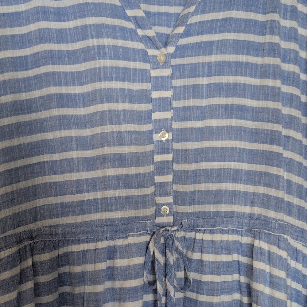 GAP Blue and White Striped Dress - Picture 3 of 5